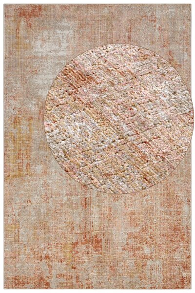 Hanse Home, Kusový koberec Cairo 105585 Gizeh Cream Red – na ven i na doma, 160x235, oranžová, chodba / předsíň