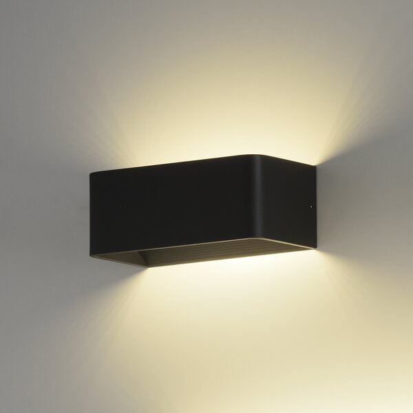 ACB Iluminacion Nástěnné LED svítidlo ICON, š. 20 cm, 10,5W, CRI90, CCT switch 2700-3000K Barva: Zlatá, Stmívání, řízení: DALI/PUSH
