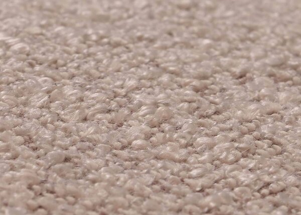 Sada 6 jídelních židlí HWC-N73, kuchyňská židle, otočná s automatickým vrácením, tkanina/textil boucle (540g/m²) Oeko-Tex béžová