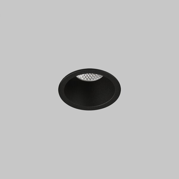 ACB Iluminacion Zapuštěné LED svítidlo KIDAL, ⌀ 6 cm, 5W, CRI90, IP44 Barva: Černá, Teplota světla: 2700K - teplá bílá, Stmívání, řízení: ON/OFF (bez stmívání)