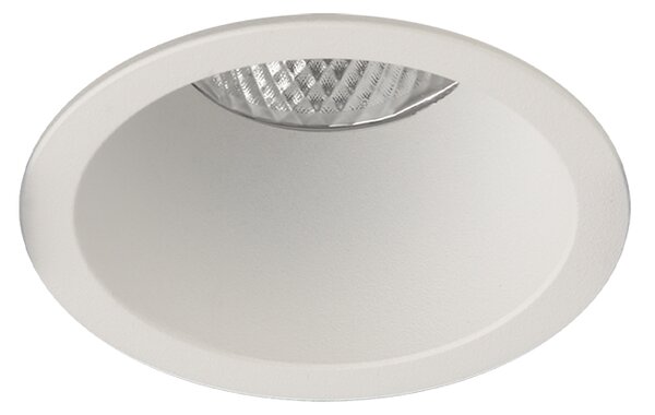 ACB Iluminacion Zapuštěné LED svítidlo KIDAL, ⌀ 8 cm, 7W, CRI90, IP44 Barva: Černá, Teplota světla: 2700K - teplá bílá, Stmívání, řízení: ON/OFF (bez stmívání)