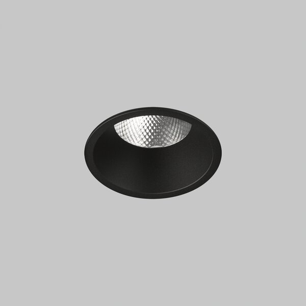 ACB Iluminacion Zapuštěné LED svítidlo KIDAL, ⌀ 10 cm, 13W, CRI90, IP44 Barva: Černá, Teplota světla: 3000K - teplá bílá, Stmívání, řízení: ON/OFF (bez stmívání)