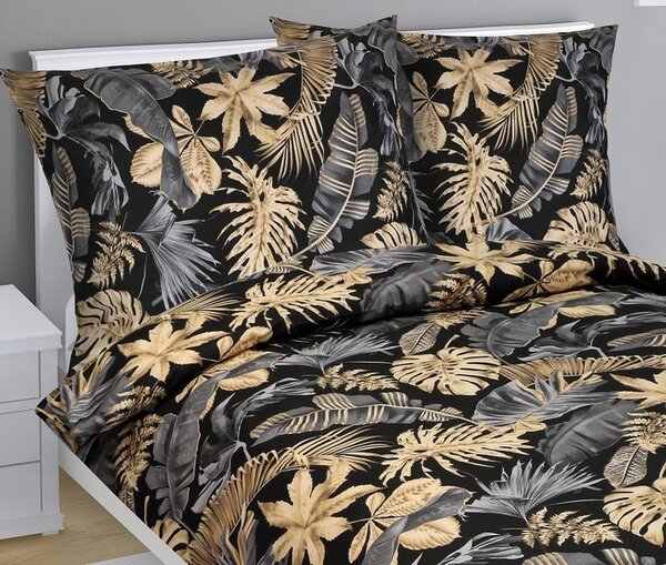 Bellatex Povlečení bavlněné Monstera rozměr 140x200, 70x90 cm