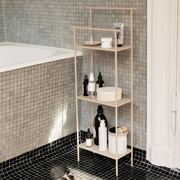 FERM LIVING Policová sestava do koupelny Dora, Black