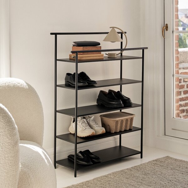 FERM LIVING Policová sestava Dora, Black