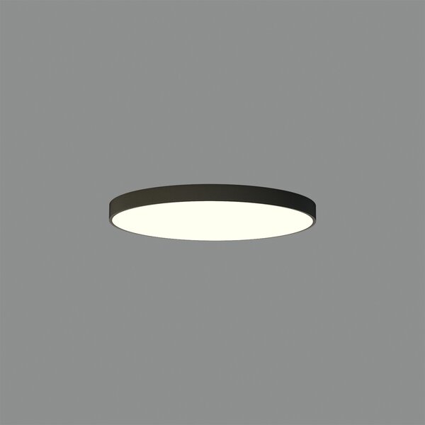 ACB Iluminacion Stropní LED svítidlo LONDON, 70W, ø 80 cm, CRI90, CCT switch 2700-4000K Barva: Černá, Stmívání, řízení: ON/OFF