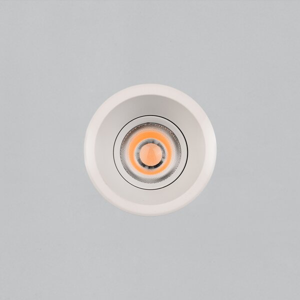 ACB Iluminacion Zapuštěné LED bodové svítidlo MOVE, ⌀ 85 mm, 12W, CRI90, IP44 Barva: Bílá, Teplota světla: 2700K - teplá bílá, Stmívání, řízení: ON/OFF (bez stmívání)