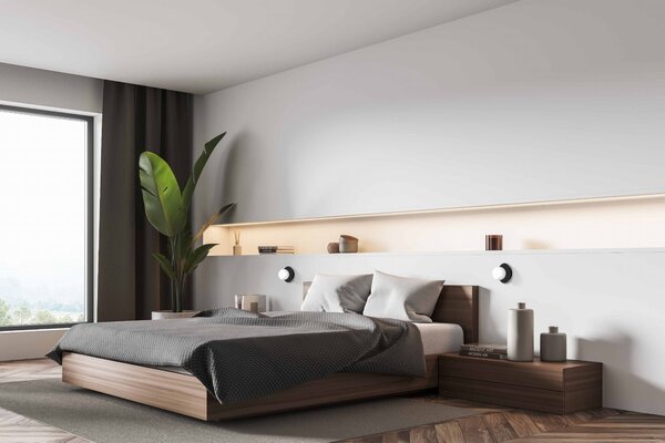 Light Prestige Roma nástěnné svítidlo 1x5 W bílá-černá LP-1345/1WBK