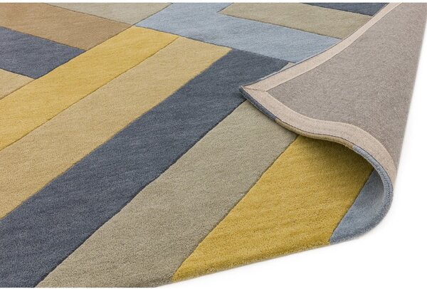 Šedo-žlutý koberec Asiatic Carpets Reef Big Zig, 120 x 170 cm