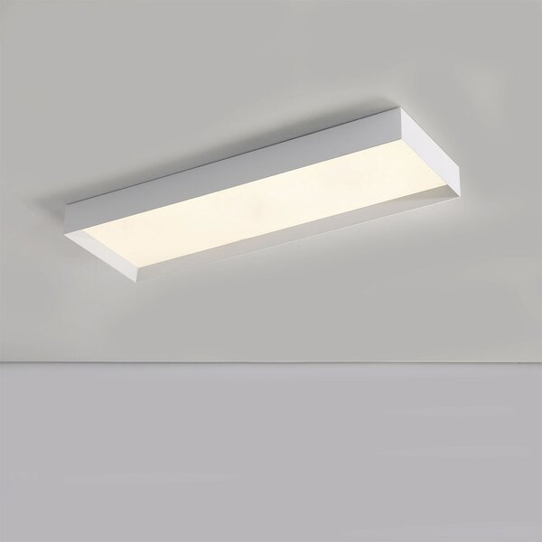 ACB Iluminacion Stropní LED svítidlo MUNICH, š. 90 cm, 36W, CRI90 Barva: Černá, Teplota světla: 3000K - teplá bílá, Stmívání, řízení: ON/OFF (bez stmívání)