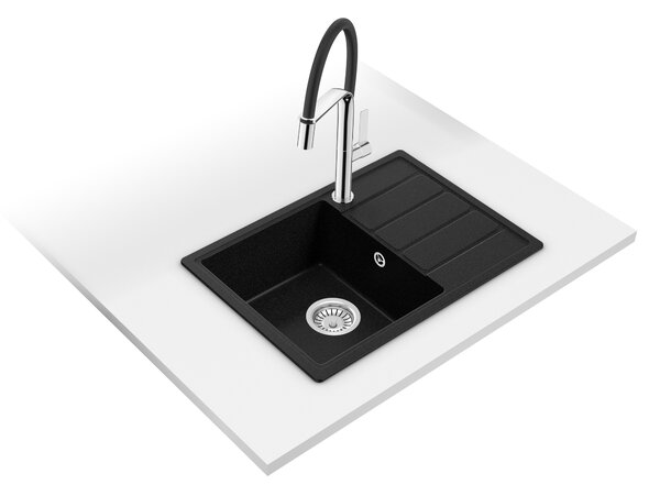 Teka Comfor TQ granitový dřez 62x44 cm šedá/grafitová/onyx 115350000