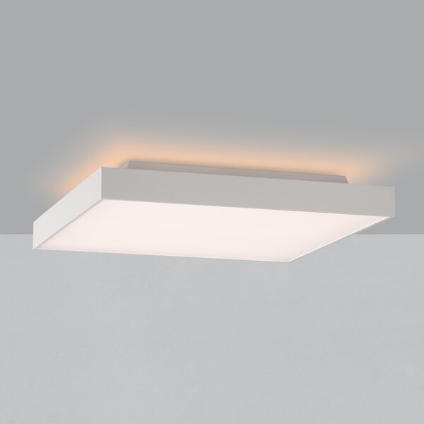 ACB Iluminacion Stropní LED svítidlo OPORTO, š. 60 cm, 65W + 9W, CRI90, CCT switch 2700-3000K Barva: Bílá, Stmívání, řízení: ON/OFF (bez stmívání)