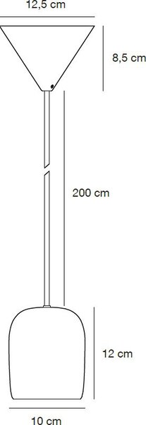 Nordlux Notti závěsné svítidlo 1x25 W zelená 2213073023