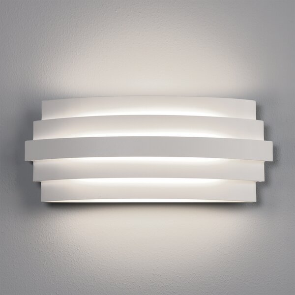 ACB Iluminacion Nástěnné LED svítidlo LUXUR, š.30 cm, 20W, CRI90, CCT switch 2700-3000K Barva: Zlatá, Stmívání, řízení: DALI/PUSH