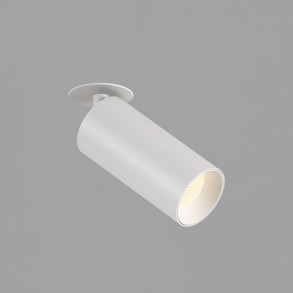 ACB Iluminacion Zapuštěné LED svítidlo PIPE, v. 13 cm, 12W, CRI90 Barva: Bílá, Stmívání, řízení: DALI/PUSH