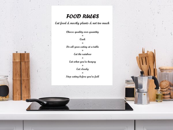 Food rules výška 45 cm