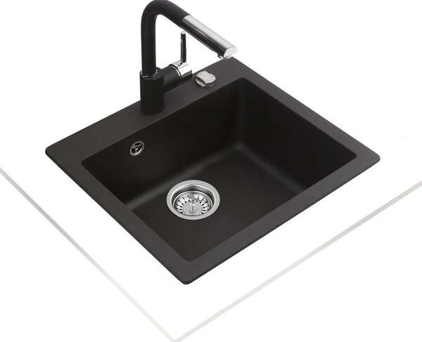 Teka Clivo granitový dřez 49x45.5 cm šedá/grafitová/onyx 40148010