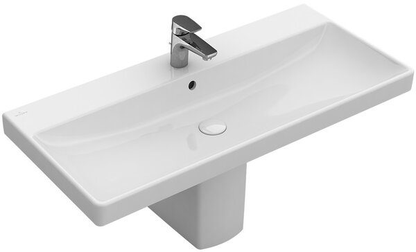 Villeroy & Boch Avento umyvadlo 80x47 cm obdélníkový klasický-nábytkový bílá lesk 41568001