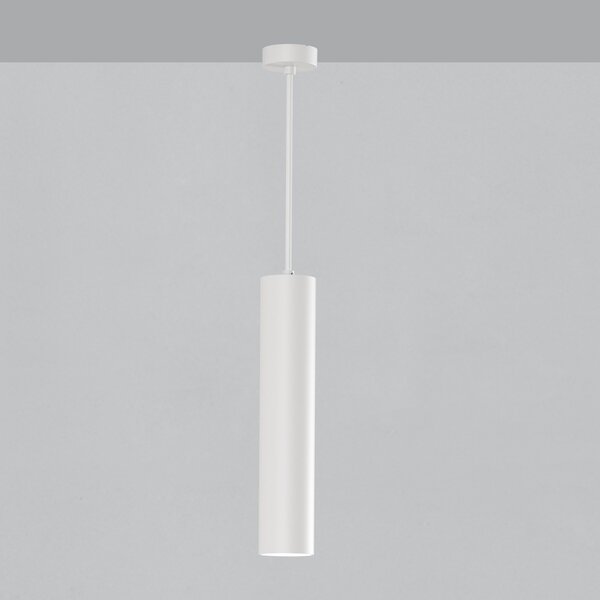 ACB Iluminacion Závěsné LED svítidlo PIPE, v. 30 cm, 12W, CRI90 Barva: Černá, Stmívání, řízení: DALI/PUSH
