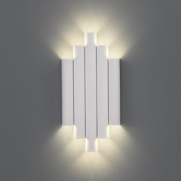 ACB Iluminacion Nástěnné LED svítidlo ROBIN, š. 15 cm, 21W, CRI90 Barva: Černá, Stmívání, řízení: DALI/PUSH
