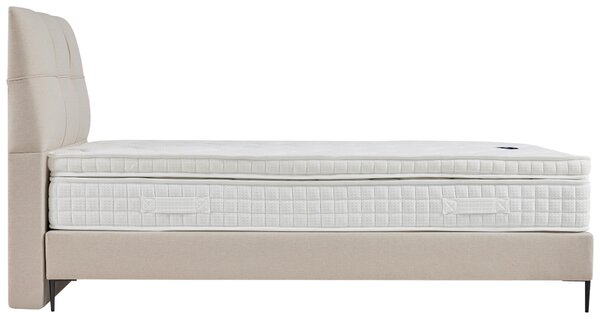 POSTEL BOXSPRING, 120/200 cm, krémová MID.YOU - Manželské postele, Online Only
