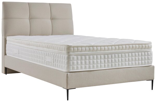 POSTEL BOXSPRING, 120/200 cm, krémová MID.YOU - Manželské postele, Online Only