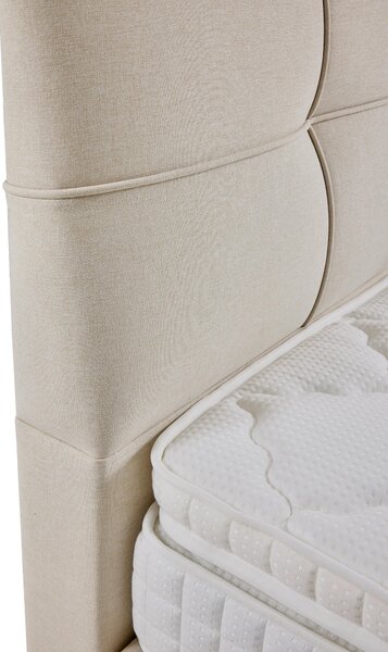 POSTEL BOXSPRING, 120/200 cm, krémová MID.YOU - Manželské postele, Online Only