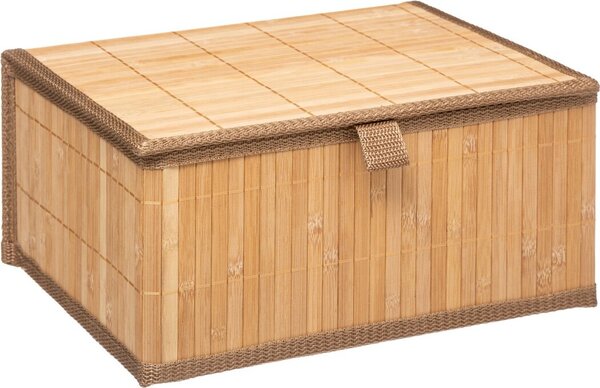 5Five jednoduše inteligentní úložný box 3 Nastavit bambusové kartonové Braun 16cm x 32,8 cm x 25,5 cm