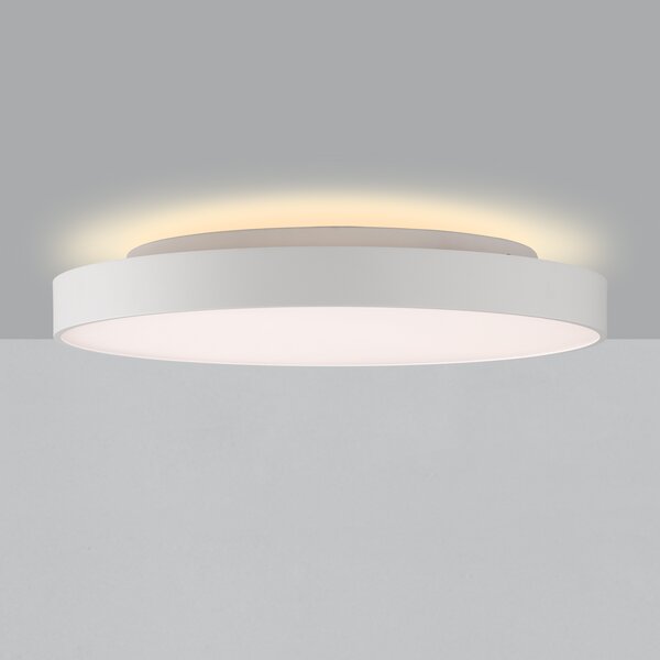 ACB Iluminacion Stropní LED svítidlo ROMA, ⌀ 60 cm, 65W + 9W, CRI90, CCT switch 2700-3000K Barva: Bílá, Stmívání, řízení: ON/OFF (bez stmívání)