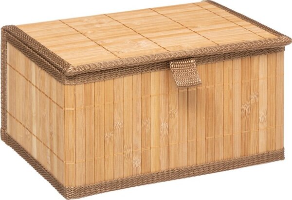 5Five jednoduše inteligentní úložný box 3 Nastavit bambusové kartonové Braun 16cm x 32,8 cm x 25,5 cm