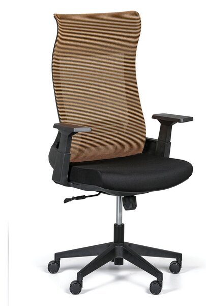 Kancelářská židle HARPER, hnědá