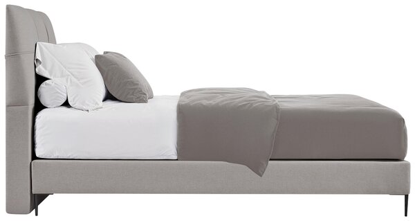 POSTEL BOXSPRING, 140/200 cm, šedá MID.YOU - Online Only postele, Online Only