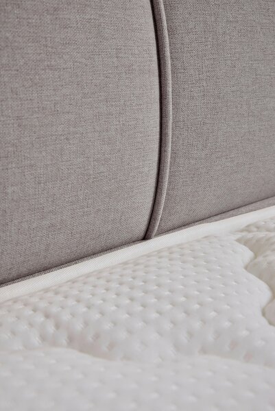 POSTEL BOXSPRING, 140/200 cm, šedá MID.YOU - Online Only postele, Online Only
