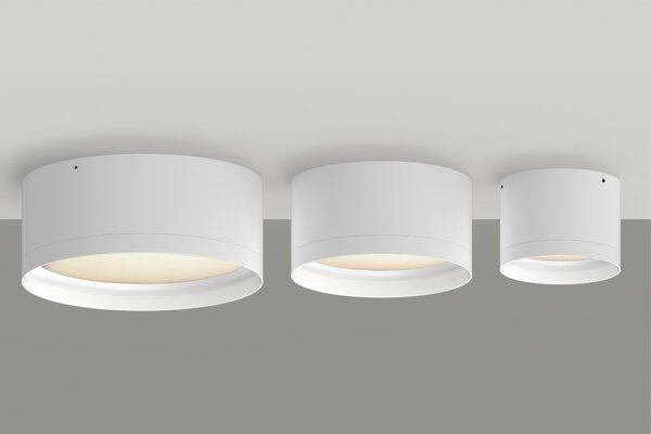 ACB Iluminacion Stropní LED svítidlo TECH, ⌀ 20 cm, 25W, CRI90, IP44 Barva: Černá, Stmívání, řízení: ON/OFF (bez stmívání)
