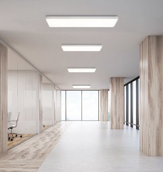 ACB Iluminacion Stropní LED svítidlo TURIN, š. 90 cm, 36W, CRI90 Teplota světla: 3000K - teplá bílá, Stmívání, řízení: ON/OFF (bez stmívání)