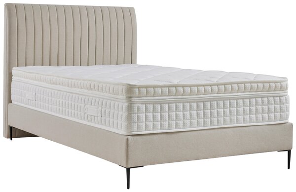 POSTEL BOXSPRING, 120/200 cm, krémová MID.YOU - Online Only postele, Online Only