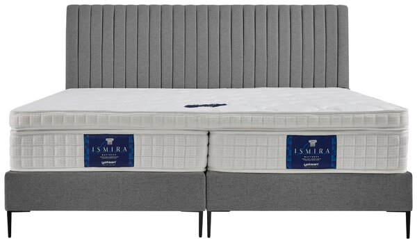 POSTEL BOXSPRING, 180/200 cm, šedá MID.YOU - Online Only postele, Online Only