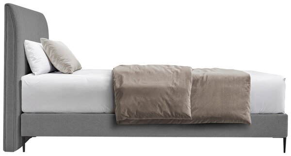 POSTEL BOXSPRING, 180/200 cm, šedá MID.YOU - Online Only postele, Online Only