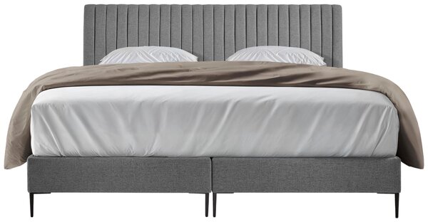 POSTEL BOXSPRING, 180/200 cm, šedá MID.YOU - Online Only postele, Online Only