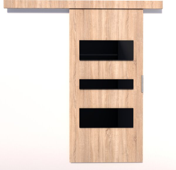 Interiérové dveře na stěnu BARRET 3 - 96 cm, dub sonoma