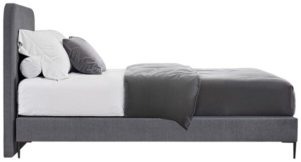 POSTEL BOXSPRING, 120/200 cm, šedá MID.YOU - Online Only postele, Online Only