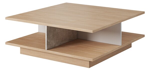 Konferenční stolek LINERO dub jantar / bílá / beton