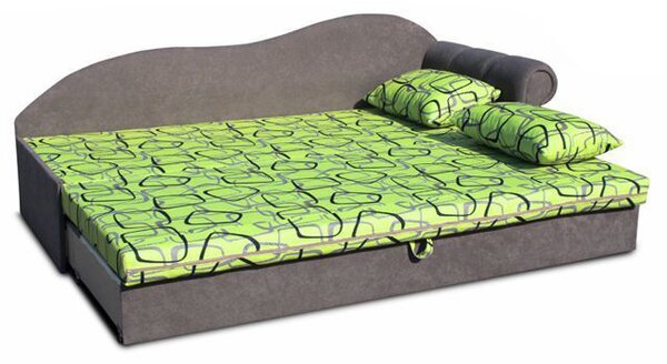 Jednolůžková postel (válenda) 70 cm Lane II (Šedá 81 + Dodo 1027) (P)