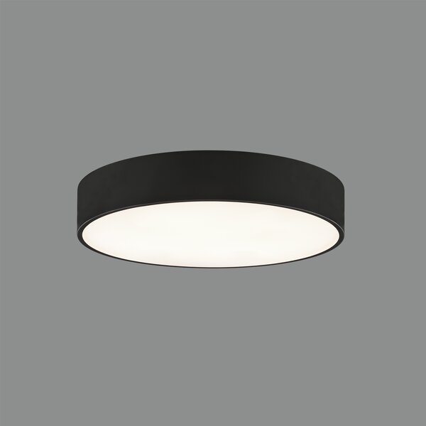 ACB Iluminacion Stropní LED svítidlo ISIA, 30W, ø 40 cm, CRI90, CCT switch 2700-4000K Barva: Černá, Stmívání, řízení: ON/OFF (bez stmívání)