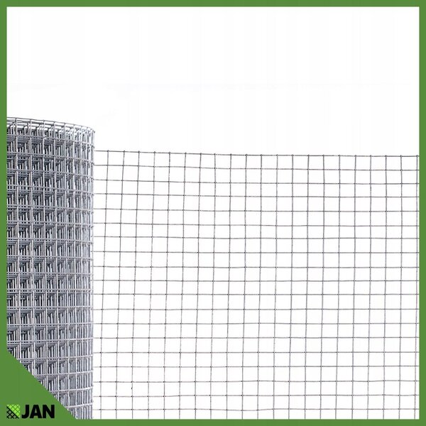 Drátěný plot pro voliéry – 25 m² – pozinkovaný – 10 x 10 mm