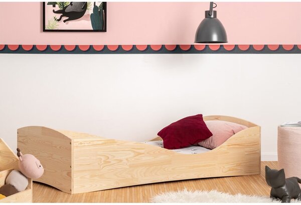 Dětská postel z borovicového dřeva Adeko Pepe Elk, 90 x 200 cm