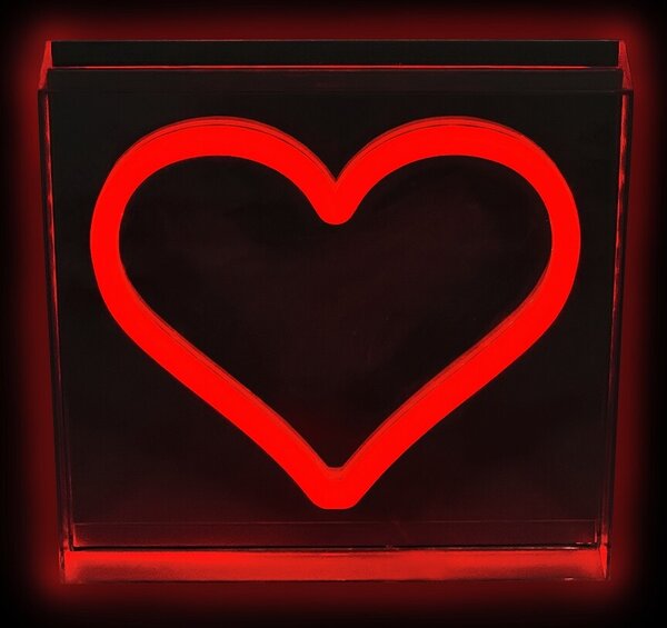 2Kids Toys LED NEON LIGHT lampička Srdce červené 2D98121