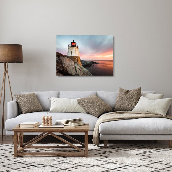 Skleněný obraz - Maják Castle Hill (70x50 cm)