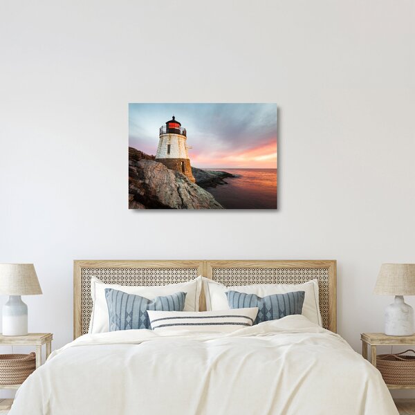 Skleněný obraz - Maják Castle Hill (70x50 cm)