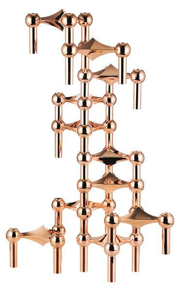 Designový svícen STOFF Nagel Rose Gold
